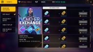 Evo Vault टैब को चुनें (Image via Garena)